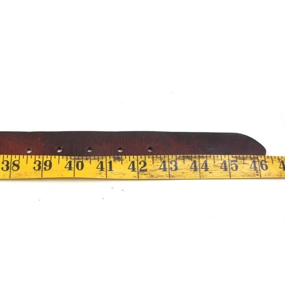 J. CREW BRAIDED BROWN GENUINE LEATHER 1-1 1/2"Wide DRESS WOMEN'S BELT Sz L (79t - Picture 11 of 13